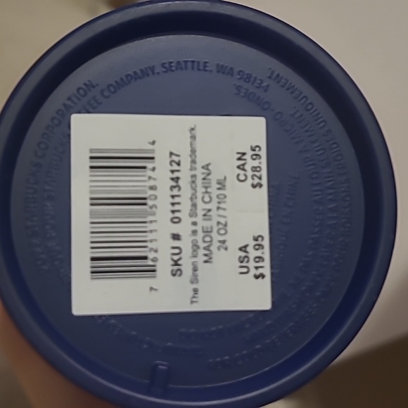 Starbucks venti grided tumbler - Picture 2 of 3